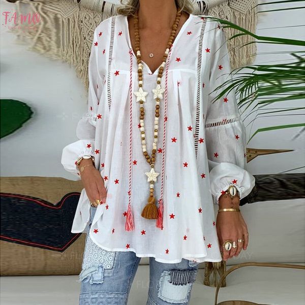 missomo womens t shirt bohemian print long sleeve v neck tassels t shirt women women shirt holiday women casual tee femme, White
missomo womens t shirt bohemian print long sleeve v neck tassels t shirt women women shirt holiday women casual tee femme, White