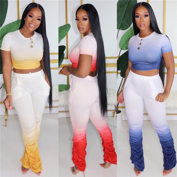 градиент женщин из двух частей stacked штаны tie-краситель лето женщины футболки и сложенных леггинсы брюки womens 2 шт костюмы, White
градиент женщин из двух частей stacked штаны tie-краситель лето женщины футболки и сложенных леггинсы брюки womens 2 шт костюмы, White