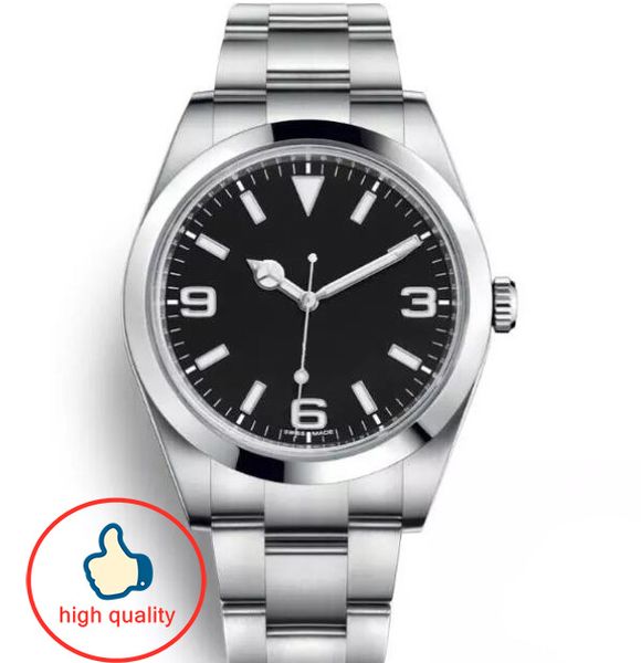 2019 classical black explorer dial orologi da donna 316l stainless steel montre automatic casual date mens luxury men brand designer watch, Slivery;brown
2019 classical black explorer dial orologi da donna 316l stainless steel montre automatic casual date mens luxury men brand designer watch, Slivery;brown