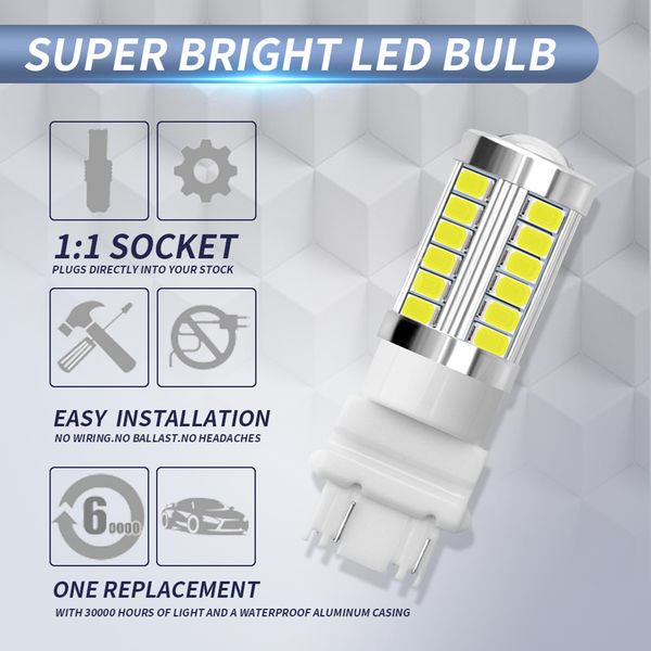 2pcs 3157 5730 33smd car led brake light driving light replacement bulbs for automobile m8617
2pcs 3157 5730 33smd car led brake light driving light replacement bulbs for automobile m8617