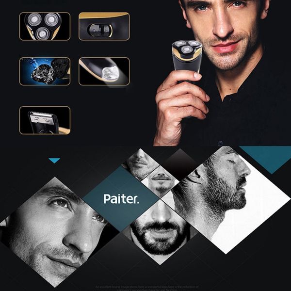 3 blades rotating rechargeable electric shaver portable 4w electric razor led lighting function shaving hair removal
3 blades rotating rechargeable electric shaver portable 4w electric razor led lighting function shaving hair removal