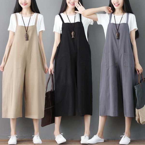 women's pants & capris plus size overalls sleeveless dungarees loose wide leg rompers jumpsuit harem trousers women summer 2021 fy177, Black;white
women's pants & capris plus size overalls sleeveless dungarees loose wide leg rompers jumpsuit harem trousers women summer 2021 fy177, Black;white