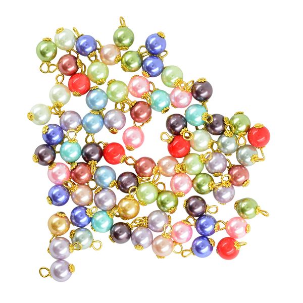 50 pieces/lot assorted faux pearls glass beads charms pendant flat daisy beads, Black
50 pieces/lot assorted faux pearls glass beads charms pendant flat daisy beads, Black