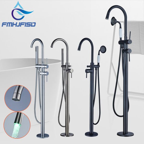 brass bathroom tub faucet floor mounted tub filler w/ hand shower mixet spout shower
brass bathroom tub faucet floor mounted tub filler w/ hand shower mixet spout shower