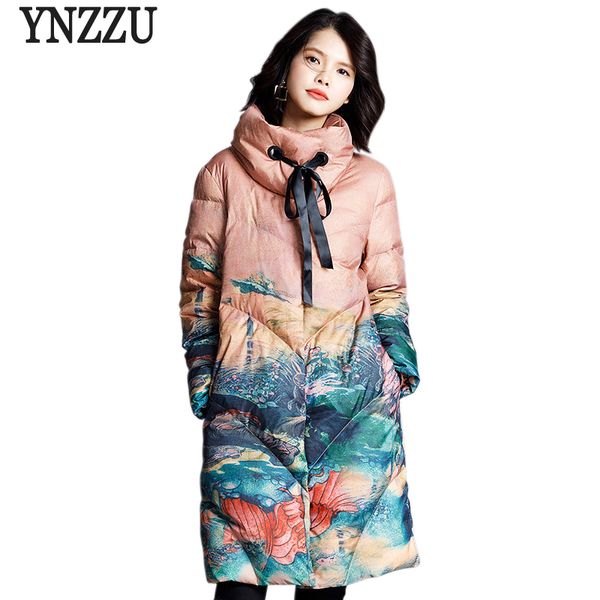 luxury 2018 winter women's down jacket vintage print mid-long duck down coat women stand collar ribbons warm lady jacket ao753, Black
luxury 2018 winter women's down jacket vintage print mid-long duck down coat women stand collar ribbons warm lady jacket ao753, Black