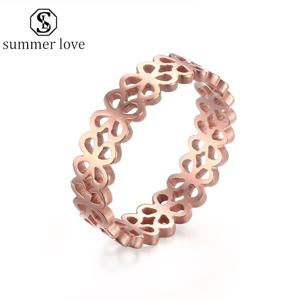 5mm hollow petals wedding rings for women rose gold stainless steel engagement bands ring valentine's day jewelry gift-y, Silver
5mm hollow petals wedding rings for women rose gold stainless steel engagement bands ring valentine's day jewelry gift-y, Silver