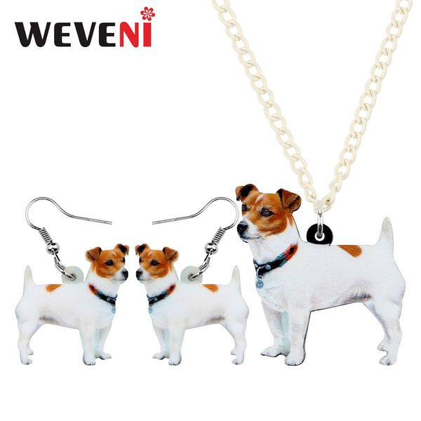 weveni acrylic anime jack russell dog necklace earrings jewelry sets sweet pets fashion teens girl charms party gift accessories, Silver
weveni acrylic anime jack russell dog necklace earrings jewelry sets sweet pets fashion teens girl charms party gift accessories, Silver