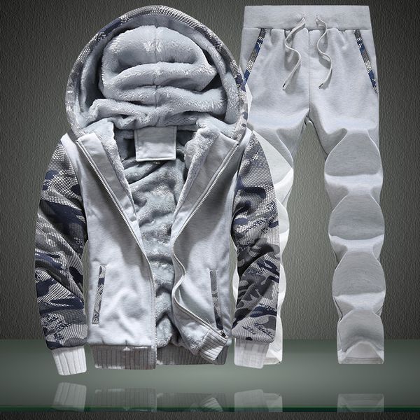tracksuit set men sportswear fleece thick hooded clothing casual tracksuit men jacket+pant warm men set winter sweatshirt, Gray
tracksuit set men sportswear fleece thick hooded clothing casual tracksuit men jacket+pant warm men set winter sweatshirt, Gray