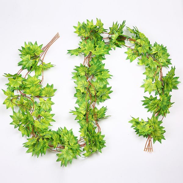2.4.m artificial vine ivy rattan fake garland plants foliage garden wedding party home decoration
2.4.m artificial vine ivy rattan fake garland plants foliage garden wedding party home decoration