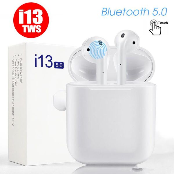 Мини-гарнитура Bluetooth 5.0 i13 TWS с чехлом для зарядного устройства Беспроводные наушники Twins для IOS Android Samsung без беспроводной зарядки
Мини-гарнитура Bluetooth 5.0 i13 TWS с чехлом для зарядного устройства Беспроводные наушники Twins для IOS Android Samsung без беспроводной зарядки