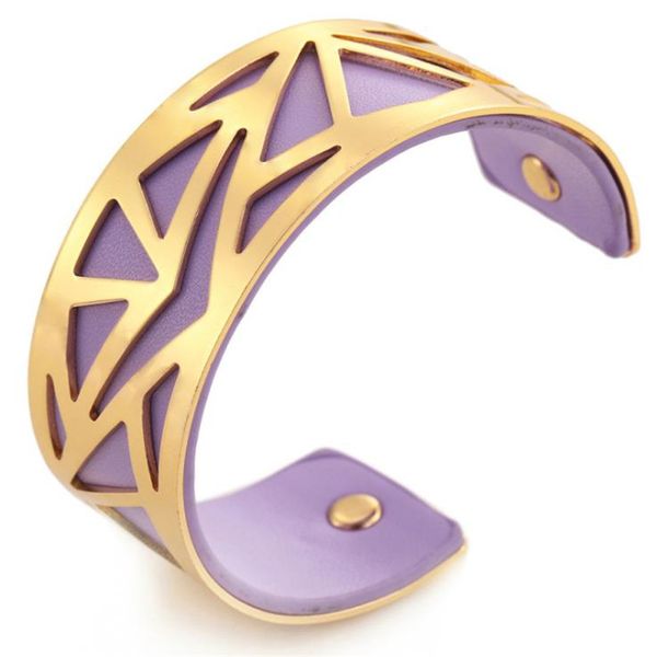 new hollow geometric pattern cuff bangle pu leather gold color alloy wide bracelet bangle fashion jewelry gift, Black
new hollow geometric pattern cuff bangle pu leather gold color alloy wide bracelet bangle fashion jewelry gift, Black