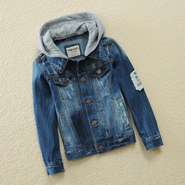 baby boys hooded denim jacket detachable cap kids holes casual frayed beggar coat 2019 spring autumn new teens overcoat, Blue;gray
baby boys hooded denim jacket detachable cap kids holes casual frayed beggar coat 2019 spring autumn new teens overcoat, Blue;gray