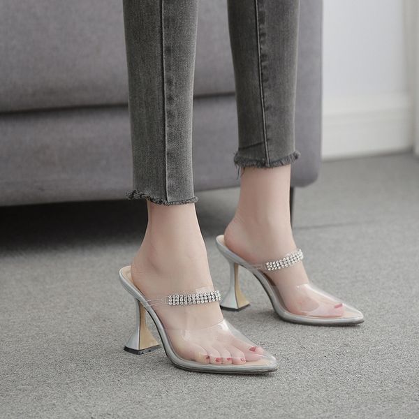 hkxn summer woman pointed toe jelly shoes fashion brand new shiny rhinestone ladies transparent high heel wedding sandals t02, Black
hkxn summer woman pointed toe jelly shoes fashion brand new shiny rhinestone ladies transparent high heel wedding sandals t02, Black