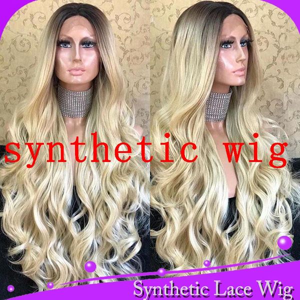 mhazel long ombre hair color with dark roots synthetic lace front wigs half hand tied replacement wigs for black women
mhazel long ombre hair color with dark roots synthetic lace front wigs half hand tied replacement wigs for black women