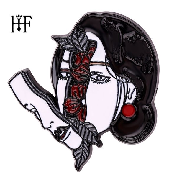 split face enamel pin thao tran artwork brooch gorgeous gothic art accessory birthday gift garment accessories badge pin, Gray
split face enamel pin thao tran artwork brooch gorgeous gothic art accessory birthday gift garment accessories badge pin, Gray
