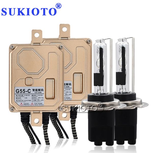 sukioto 55w canbus no error xenon h7cr hid kit headlight lamp bulb 4300k 5000k 6000k 8000k ac ballast emc car accessory light
sukioto 55w canbus no error xenon h7cr hid kit headlight lamp bulb 4300k 5000k 6000k 8000k ac ballast emc car accessory light