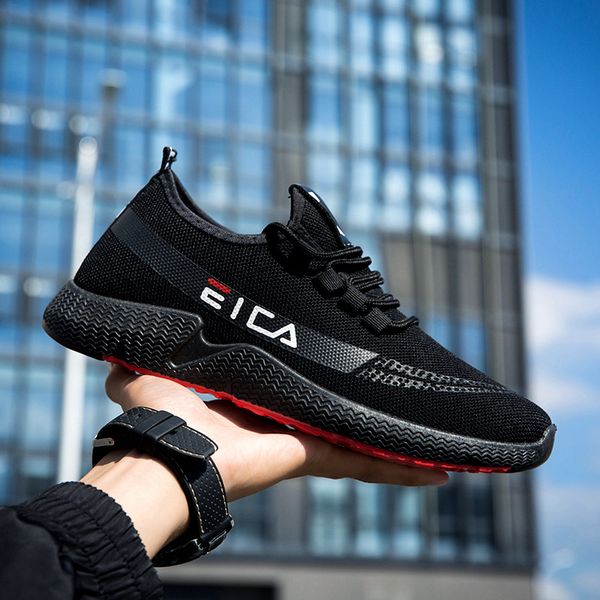 men sneakers breathable casual shoes men vulcanize shoes male loafers mesh wear-resistant sneaker zapatillas hombre chaussure homme, Black
men sneakers breathable casual shoes men vulcanize shoes male loafers mesh wear-resistant sneaker zapatillas hombre chaussure homme, Black