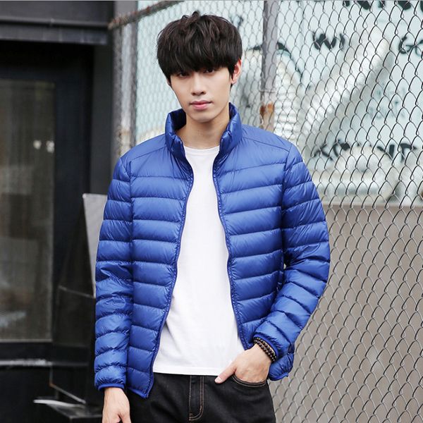 down jacket men's winter new lightweight solid white duck down coat casual coat men's wear overcoat man outwear parka, Black
down jacket men's winter new lightweight solid white duck down coat casual coat men's wear overcoat man outwear parka, Black
