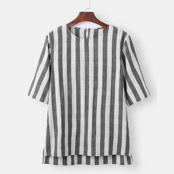 feitong men's blouse blusas casual stripped linen shirt loose o-neck summer short sleeve shirt man blouses, White;black
feitong men's blouse blusas casual stripped linen shirt loose o-neck summer short sleeve shirt man blouses, White;black