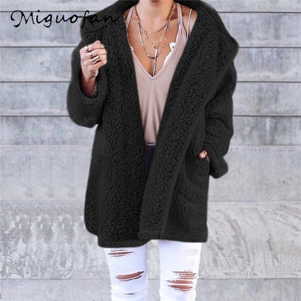 miguofan hooded jacket women velvet pocket fashion outwear streetwear plus size solid long jacket coat female 2019 autumn winter, Black;brown
miguofan hooded jacket women velvet pocket fashion outwear streetwear plus size solid long jacket coat female 2019 autumn winter, Black;brown