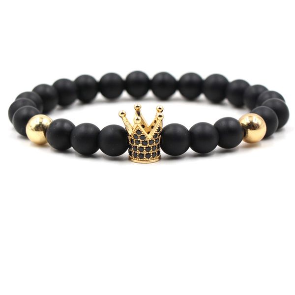 natural stone bracelets zircon crown mens bracelets handmade beads bracelet bangles for men women jewelry, Black
natural stone bracelets zircon crown mens bracelets handmade beads bracelet bangles for men women jewelry, Black