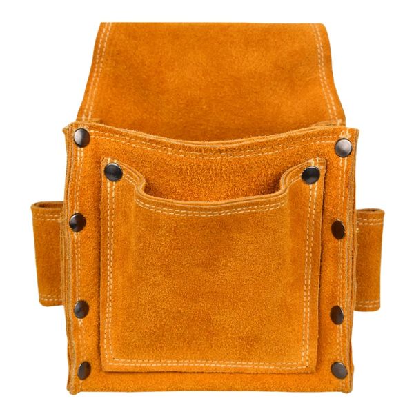 yellow thicken leather nail pouches wear-resistance tool bag for tools belt construction belt
yellow thicken leather nail pouches wear-resistance tool bag for tools belt construction belt