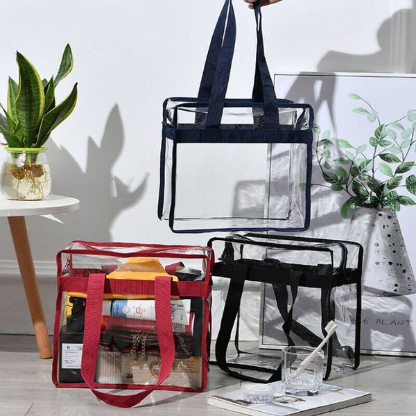 transparent pvc makeup bag clear plastic cosmetic toiletry bags case for travel recycling carrier pack
transparent pvc makeup bag clear plastic cosmetic toiletry bags case for travel recycling carrier pack