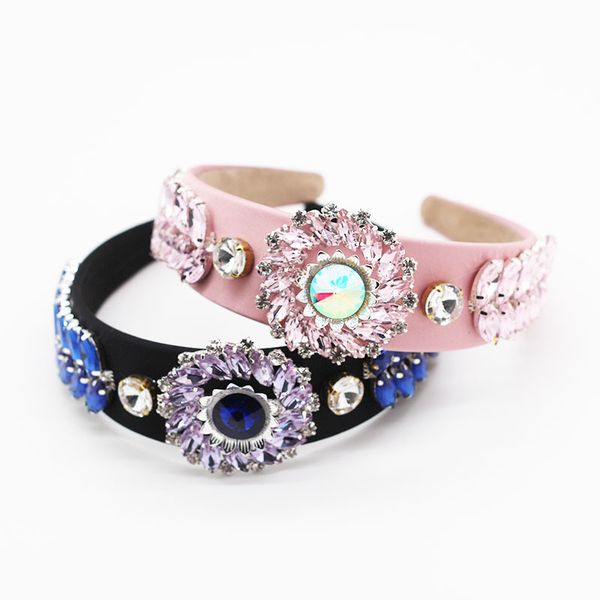 new fashion gem flowers headband with pearls embellished ultra wide hairbands for women stylish hairband boho retro headbands, Golden;white
new fashion gem flowers headband with pearls embellished ultra wide hairbands for women stylish hairband boho retro headbands, Golden;white
