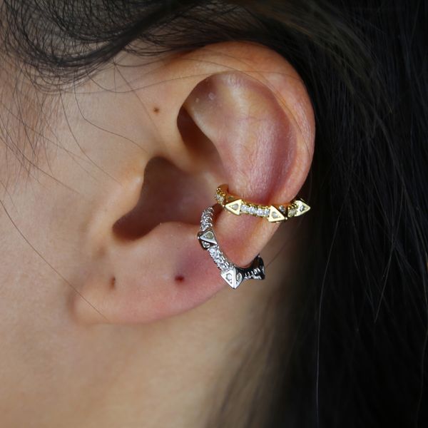 1 piece new fashion classic mini spike design ear cuff stunning no piercing earring for women girl clip on earring charm jewelry, Silver
1 piece new fashion classic mini spike design ear cuff stunning no piercing earring for women girl clip on earring charm jewelry, Silver