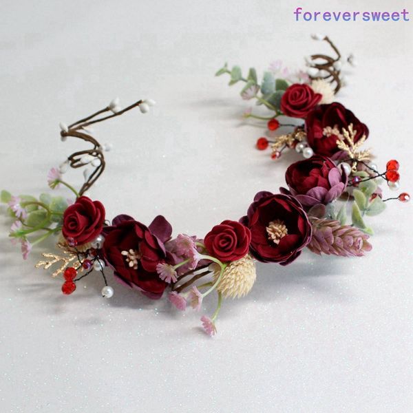 3color красный синий розовый цветок гирлянды свадебные ювелирные изделия волос свадебные аксессуары для волос свадебные тиары коронок, White;golden 
3color красный синий розовый цветок гирлянды свадебные ювелирные изделия волос свадебные аксессуары для волос свадебные тиары коронок, White;golden