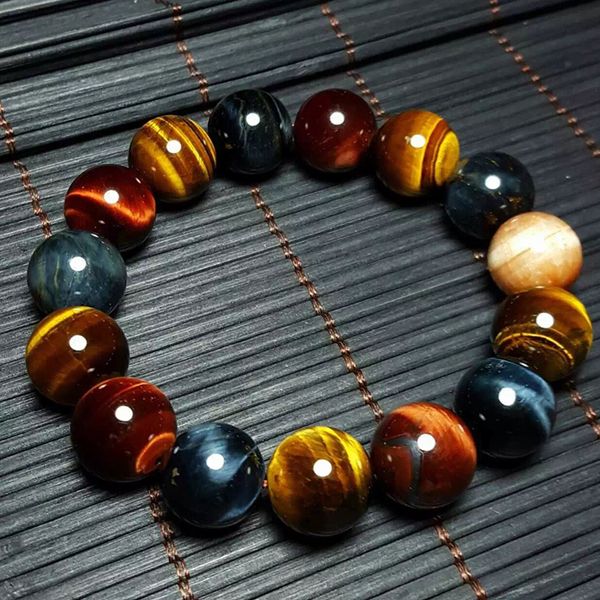 joursneige natural tiger eye bracelet 14mm beads jewelry accessories multi color tiger eye stone men women bracelet, Golden;silver
joursneige natural tiger eye bracelet 14mm beads jewelry accessories multi color tiger eye stone men women bracelet, Golden;silver