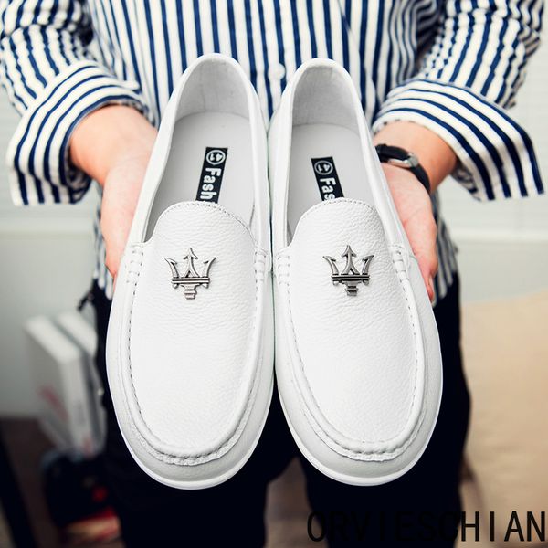 cow leather, spring and summer men's casual leather shoes, korean youth trend men's shoes, all kinds of doudou shoes, men's l, Black
cow leather, spring and summer men's casual leather shoes, korean youth trend men's shoes, all kinds of doudou shoes, men's l, Black