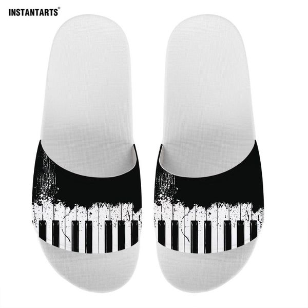 instantarts лето тапочки для женщин мужчины 3d piano keyboard печатные главная мягкие пвх плоские сандалии унисекс слайды крытый дома обувь, Black
instantarts лето тапочки для женщин мужчины 3d piano keyboard печатные главная мягкие пвх плоские сандалии унисекс слайды крытый дома обувь, Black