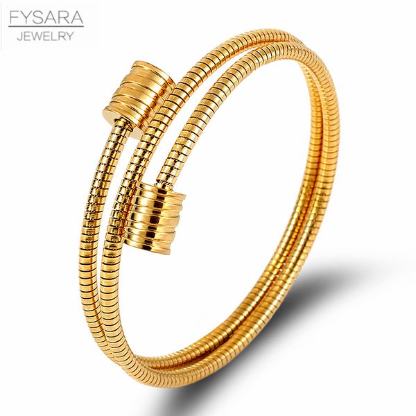 fysara classic spring multiturn wire bangles stainless steel cable wire twist bracelet men cuff bracelets women jewelry, Black
fysara classic spring multiturn wire bangles stainless steel cable wire twist bracelet men cuff bracelets women jewelry, Black