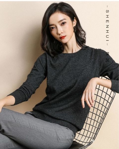 autumn winter cashmere cotton blended knitted sweater women sweaters and pullovers jersey jumper pull femme, White;black
autumn winter cashmere cotton blended knitted sweater women sweaters and pullovers jersey jumper pull femme, White;black