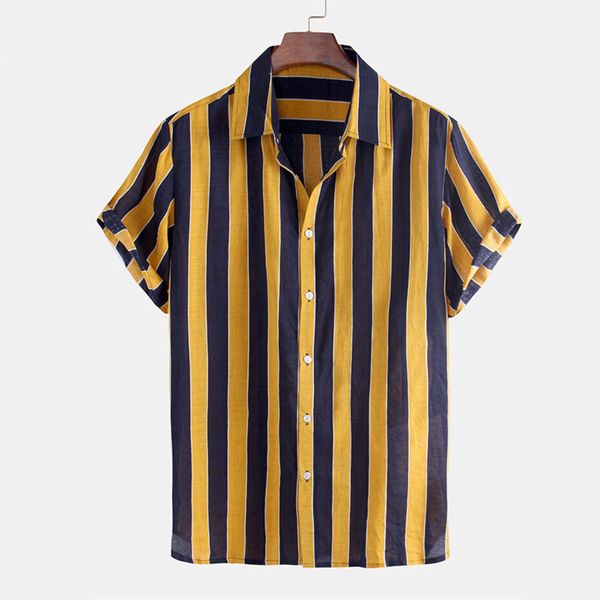 cotton mixed colors stripes men shirt 2020 summer trend chemise homme mens dress shirts short sleeve men casual blouse oversized, White;black
cotton mixed colors stripes men shirt 2020 summer trend chemise homme mens dress shirts short sleeve men casual blouse oversized, White;black