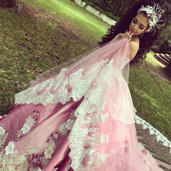 luxury pink ball gown quinceanera dresses with detachable train lace applique hand made flowers floral formal prom party gown, Blue;red
luxury pink ball gown quinceanera dresses with detachable train lace applique hand made flowers floral formal prom party gown, Blue;red