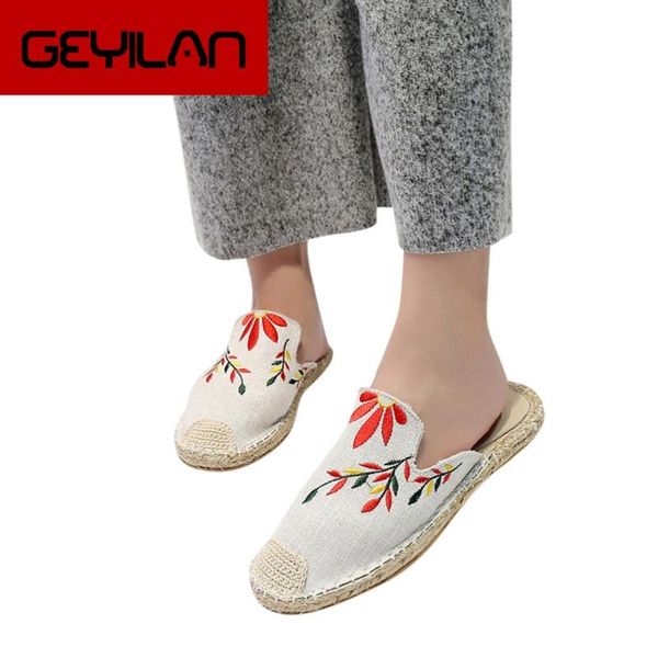 women ladies fashion embroider flat sandals slipper round toe casual shoes outside summer ladies shoes, Black
women ladies fashion embroider flat sandals slipper round toe casual shoes outside summer ladies shoes, Black