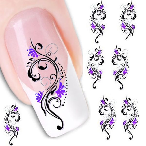 1pcs water transfer slide decal sticker nail art tips toe decoration xf1423 2019 new women lady manicure tool 5.2cmx6.3cm, Black
1pcs water transfer slide decal sticker nail art tips toe decoration xf1423 2019 new women lady manicure tool 5.2cmx6.3cm, Black