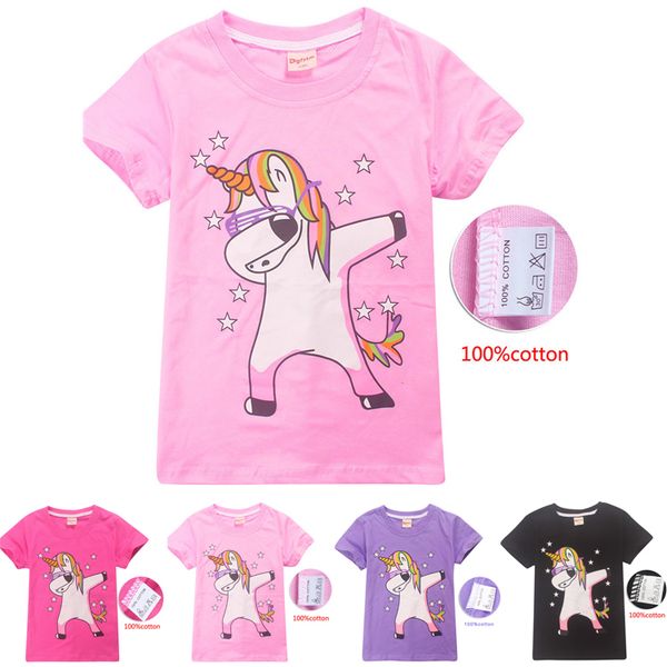 4 colors unicorn printed summer 4-12y girls t shirt tees 100% cotton kids cartoon t-shirts kids designer clothes girls dhl fj09, Blue
4 colors unicorn printed summer 4-12y girls t shirt tees 100% cotton kids cartoon t-shirts kids designer clothes girls dhl fj09, Blue