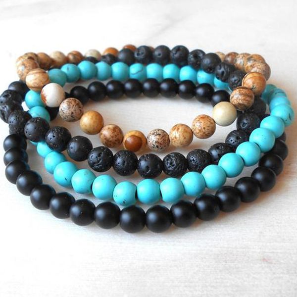men's bracelet set lava stone matte onyx t-urquoise beaded bracelet 4pcs/set stacking mala bracelets gift for him jewelry, Golden;silver
men's bracelet set lava stone matte onyx t-urquoise beaded bracelet 4pcs/set stacking mala bracelets gift for him jewelry, Golden;silver