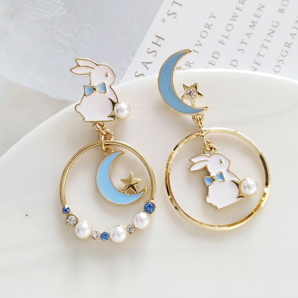 new moon earrings for women girl pear star crystal asymmetry earring fashion cute trendy jewelry gifts, Silver
new moon earrings for women girl pear star crystal asymmetry earring fashion cute trendy jewelry gifts, Silver