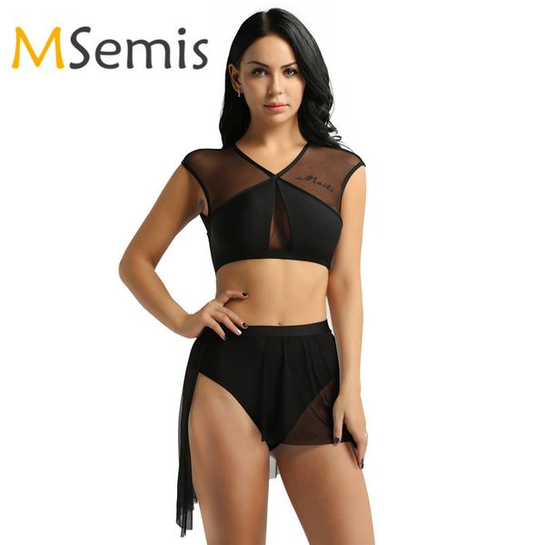 ballet leotard for women lyrical dance dress asymmetric contemporary dance dress outfits criss cross crop with skirt, Black;red
ballet leotard for women lyrical dance dress asymmetric contemporary dance dress outfits criss cross crop with skirt, Black;red