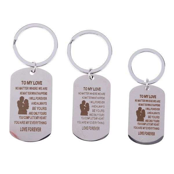 stainless steel keychain inspirational gift for family friends keyring 3 sizes, Silver
stainless steel keychain inspirational gift for family friends keyring 3 sizes, Silver