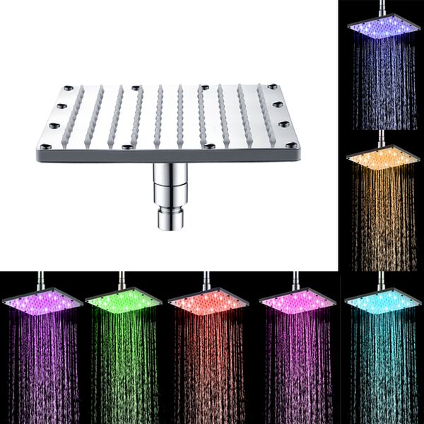 6 inch square water powered rainfall led shower head.bathroom 15*25*10cm 3/7 colors change led showerhead without shower arm.chuveiro led
6 inch square water powered rainfall led shower head.bathroom 15*25*10cm 3/7 colors change led showerhead without shower arm.chuveiro led