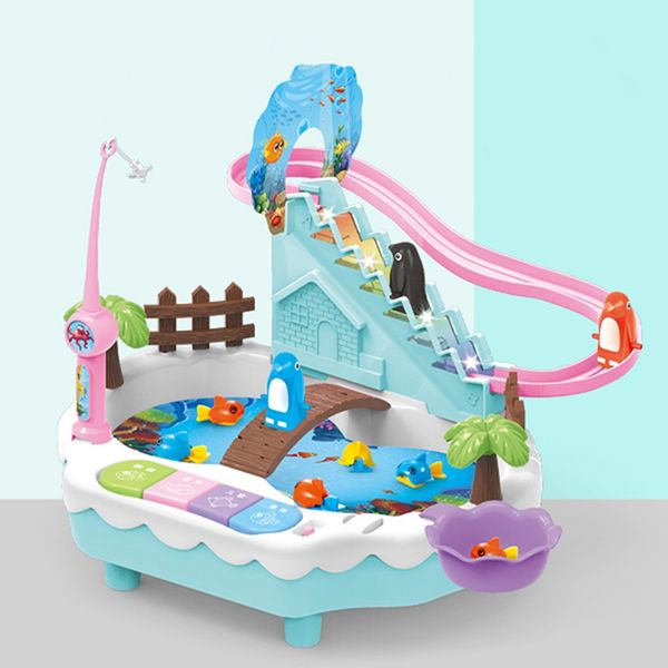 fbil-penguin climbing stairs magnetic fishing toy 2 in 1 music lighting electric educational toy children toys
fbil-penguin climbing stairs magnetic fishing toy 2 in 1 music lighting electric educational toy children toys