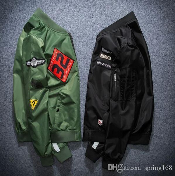 3m reflective jacket tide male couple wide pilot ma1 m harajuku tide brand motorcycle jacket big yards baseball uniform, Black;brown
3m reflective jacket tide male couple wide pilot ma1 m harajuku tide brand motorcycle jacket big yards baseball uniform, Black;brown