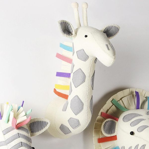 animal giraffe zebra tiger elephant head wall mount stuffed toys bedroom decor felt artwork wall hanging dolls christmas gift
animal giraffe zebra tiger elephant head wall mount stuffed toys bedroom decor felt artwork wall hanging dolls christmas gift