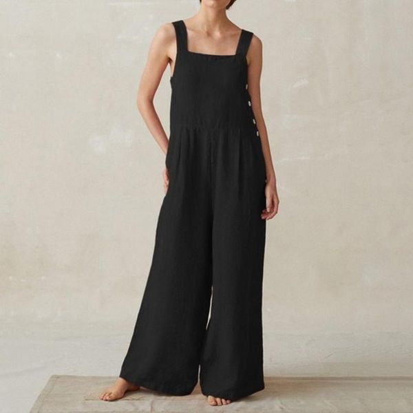 38#women v neck jumpsuits backless jumpsuit sleeveless clubwear pocket playsuit romper elegant casual wide legs jumpsuits, Black;white
38#women v neck jumpsuits backless jumpsuit sleeveless clubwear pocket playsuit romper elegant casual wide legs jumpsuits, Black;white