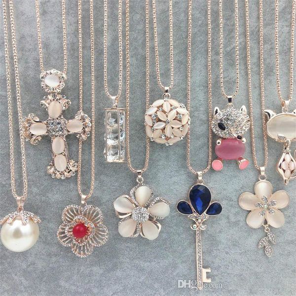 sweater chain stone necklaces pendants new jewelry rose flower cross cat eye gem stone owl swarovski crystal fashion pendants necklace, Silver
sweater chain stone necklaces pendants new jewelry rose flower cross cat eye gem stone owl swarovski crystal fashion pendants necklace, Silver